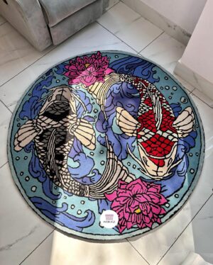 KOI FISH YIN YANG RUG WERUGZ